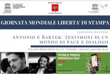 Giornata Mondiale Libertà di Stampa: a Lucca il convegno “Antonio e Bartek testimoni di un mondo di pace e dialogo”